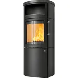 Kaminofen HARK 44-5.8 GT ECOplus 8 kW - Ofenkacheln: Deco-Schiefer - Korpus: graphit