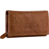 Drachenleder Money Maker Damen Kellnerbörse Leder tan RFID Blocker OPJ704C -