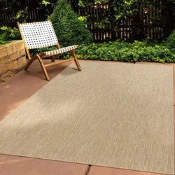 Tara Carpet Columbia Meliert In & Outdoor auch für die Küche natur 160x220 cm