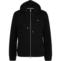 GANT Damen Sweatjacke - Schwarz M