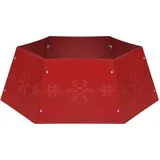 vidaXL Weihnachtsbaumrock Rot Ø68 cm