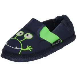 Nanga Jungen Moonstar Flache Hausschuhe, Dunkelblau, 23 EU