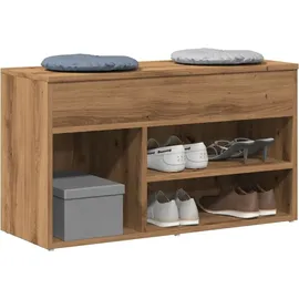 vidaXL Artisan-Eiche 80 x 30 x 45 cm braun / braun