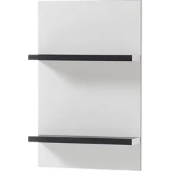 Wandregal »Cantara, Badregal in Hochglanz Weiß, Wandboard im modernen Design«, ausreichend Stauraum, Weiß, , 40700447-0 B/H/T: 40 cm x 62 cm x 12 cm
