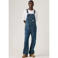 Levi's Overall "LOOSE OVERALLS", Herren, Gr. M, N-Gr, blau (get involved overall), Denim/Jeans, Obermaterial: 100% Baumwolle, unifarben, loose fit lang, Overalls Overall, Denim-Latzhose