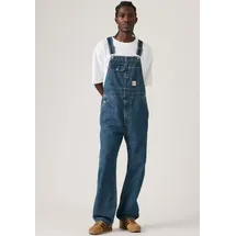 Levi's Overall "LOOSE OVERALLS", Herren, Gr. M, N-Gr, blau (get involved overall), Denim/Jeans, Obermaterial: 100% Baumwolle, unifarben, loose fit lang, Overalls Overall, Denim-Latzhose