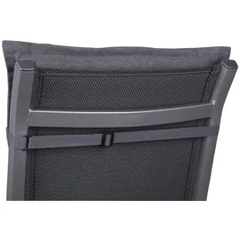 GO-DE Sesselauflage 50 x 108 x 5 cm grau 2 St.