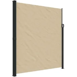 vidaXL Seitenmarkise 220 x 300 cm Beige Polyester