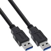 InLine USB-A auf USB-A 3 m Schwarz