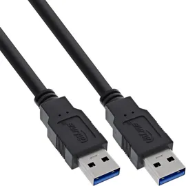 InLine USB-A auf USB-A 3 m Schwarz