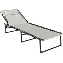 Outsunny Sonnenliege 197 x 58 x 26 cm Beige