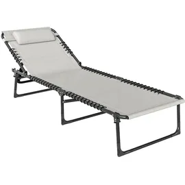 Outsunny Sonnenliege 197 x 58 x 26 cm Beige