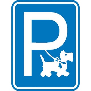 SafetyMarking 11.5348 Hinweisschild Hundeparkplatz Aluminium (B x H) 150mm x 200mm 1St.