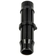 tecuro Schlauchverbinder Ø 21 mm gerade schwarz