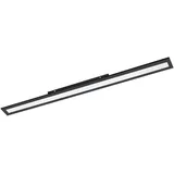 EGLO LED-Deckenleuchte Salobrena-Z CCT 120 cm x 10 cm Schwarz - Weiß