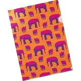 Gerstenberg Verlag Die Tiere Afrikas Bunte Sichthüllen - Motiv Elefant: Set mit 3 Sichthüllen