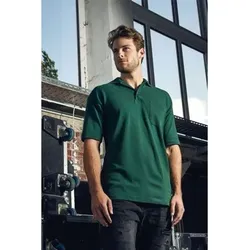 Men’s Heavy Polo Pocket, feuer-rot, Größe M - rot - M