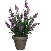 Mica decorations Mica künstlicher Lavendel violett in Topf 33 x 20 cm