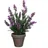 Mica decorations Mica künstlicher Lavendel violett in Topf 33 x 20 cm