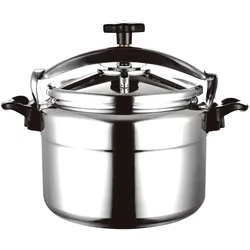 FAGOR Schnellkochtopf 22 Liter, starkes Aluminium, professioneller Schnellkochtopf für Gasherde, Edelstahl