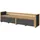 Weka Sitzbank Killarney Anthrazit/Eiche 235 x 40 x 48 cm