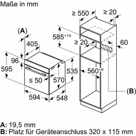 Bosch Backofen-Set Pyrolyse + Teleskopauszug + Mikrowelle schwarz