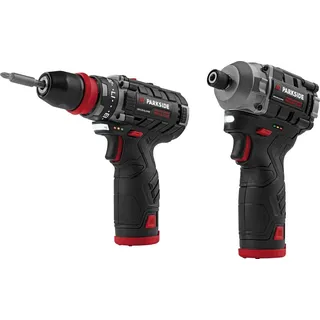 Parkside PBSPA 12 E4 + PDSSAP 12 B1 inkl. 2 x 2,0 Ah + Ladegerät