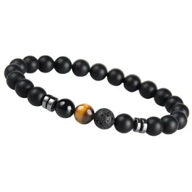 GOOD.designs Perlenarmband Braun 1-tlg Größe onesize