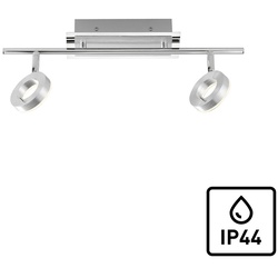 LED-Deckenstrahler,  Aluminium, 2 Leuchtköpfe, warmweiße Lichtfarbe, modern