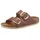 Birkenstock Arizona Big Buckle Nubukleder geölt schmal cognac 43