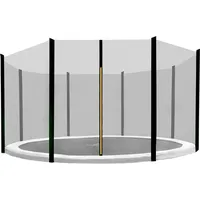 Aga24 Aga-Schutznetz 430 cm für 8 Stangen Schwarzes Netz