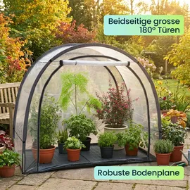 ideoon garden Foliengewächshaus Folie Transparent 175x186 cm 3,25 m2