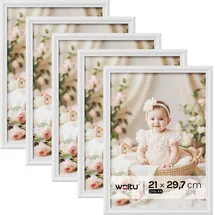 Woltu Artos Modern Weiß 21x29,7 cm 3er Set