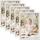 Woltu Artos Modern Weiß 21x29,7 cm 3er Set