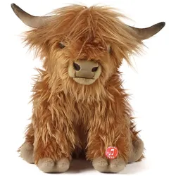 Living Nature Highland Kuh braun 20cm - ohne Sound