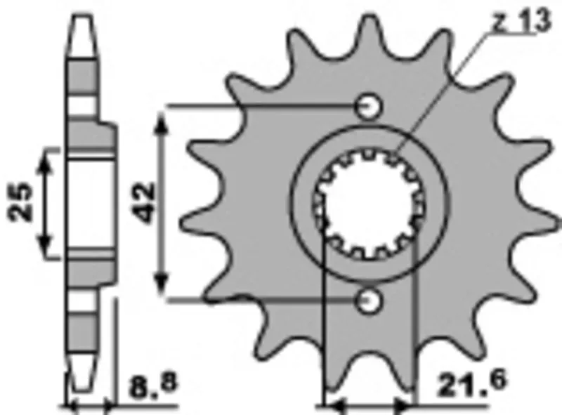 PBR Standaard stalen tandwiel 523 - 520