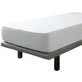 Tural Molton Matratzenauflage 180 x 200 cm Weiß