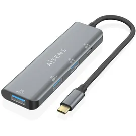 AISENS Hub AISENS USB 3.2 Gen1 5G USB-C USB-C/M-1XUSB-C/H-3XUSB-A/H 15 cm
