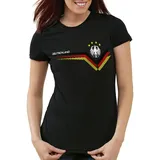 style3 T-Shirt Deutschland WM 2026 Fußball Weltmeisterschaft trikot fahne fanartikel schwarz S