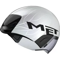 MET-Helmets Codatronca 56-58 cm Erwachsene weiß/silber matt 2023