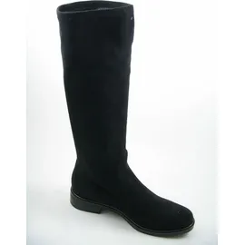 CAPRICE Damen Hohe Stiefel ohne Absatz Kniehoch Vegan, Schwarz | Gr. 38,5