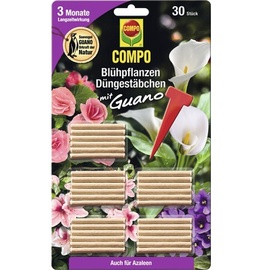 Compo Blühpflanzen Düngestäbchen mit Guano 30 St.