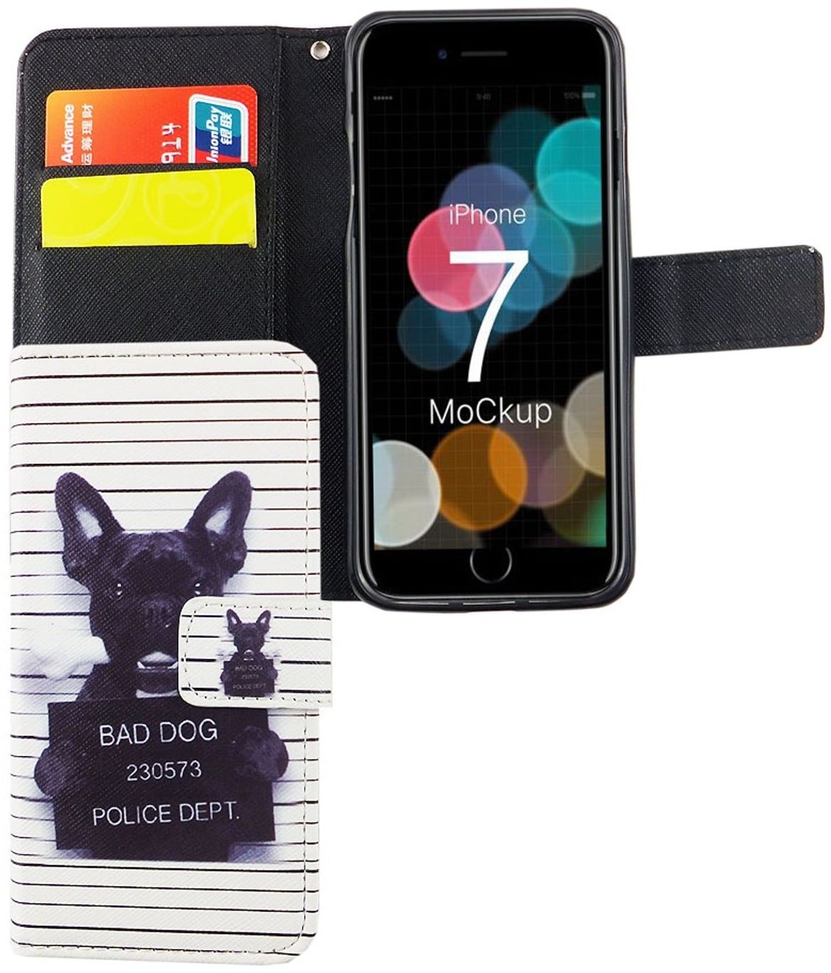 Hülle Handy Schutz für Apple iPhone 7 Case Cover Tasche Wallet Etui Handyhülle