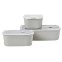 Mepal Frischhaltedose EasyClip weiß 0,7 l, 1 Set