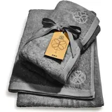 Liebenstein Handtuchset 70 x 200 cm anthrazit 2 St.