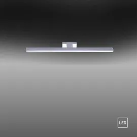 just light. Spiegellampe Wandlampe Wandleuchte LED Flurleuchte verchromt neutralweiß L 60 cm