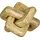 Mica decorations Mica Deko Figur Knoten 13 x 13 x 13 cm braun