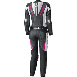 Held Ayana II 1-Teiler Damen Motorrad Lederkombi, schwarz/weiß/pink, 36