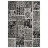 Qiyano Teppich Kurzflorteppich Kuekene 200 Grau 160 x 230 cm, rechteckig, Höhe: 0.6 mm grau rechteckig | 160 cm x 230 cm x 0.6 mm