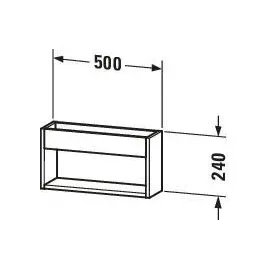 Duravit Ketho Wandregal KT253709191